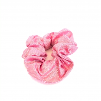 Scrunchie roze kleine glitters