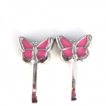 Clipoorbellen vlinder roze, knopje