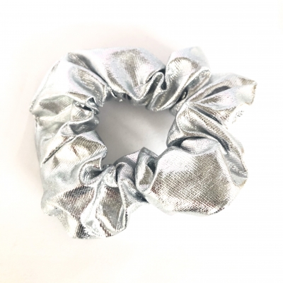 Scrunchie glimmend, zilver Scrunchie glimmend, zilver