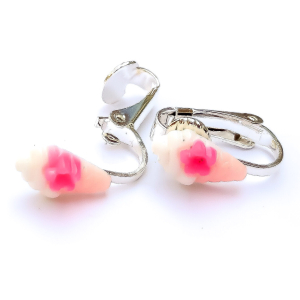 Clipoorbellen ijsje lichtroze, knopje
