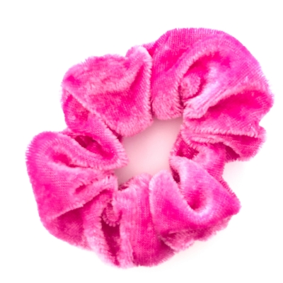 Scrunchie donkerroze velours Scrunchie donkerroze velours