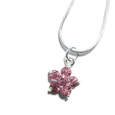 Bij hangoorbellen passende ketting Bij hangoorbellen passende ketting