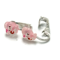 Clipoorbellen My Melody konijntje met aardbei, knopje