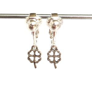 Clipoorbellen klavertje vier open, hangoorbellen