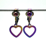 Regenboog hartje open, hangoorbellen