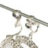 Clipoorbellen grote ringen met glitters, hangoorbellen